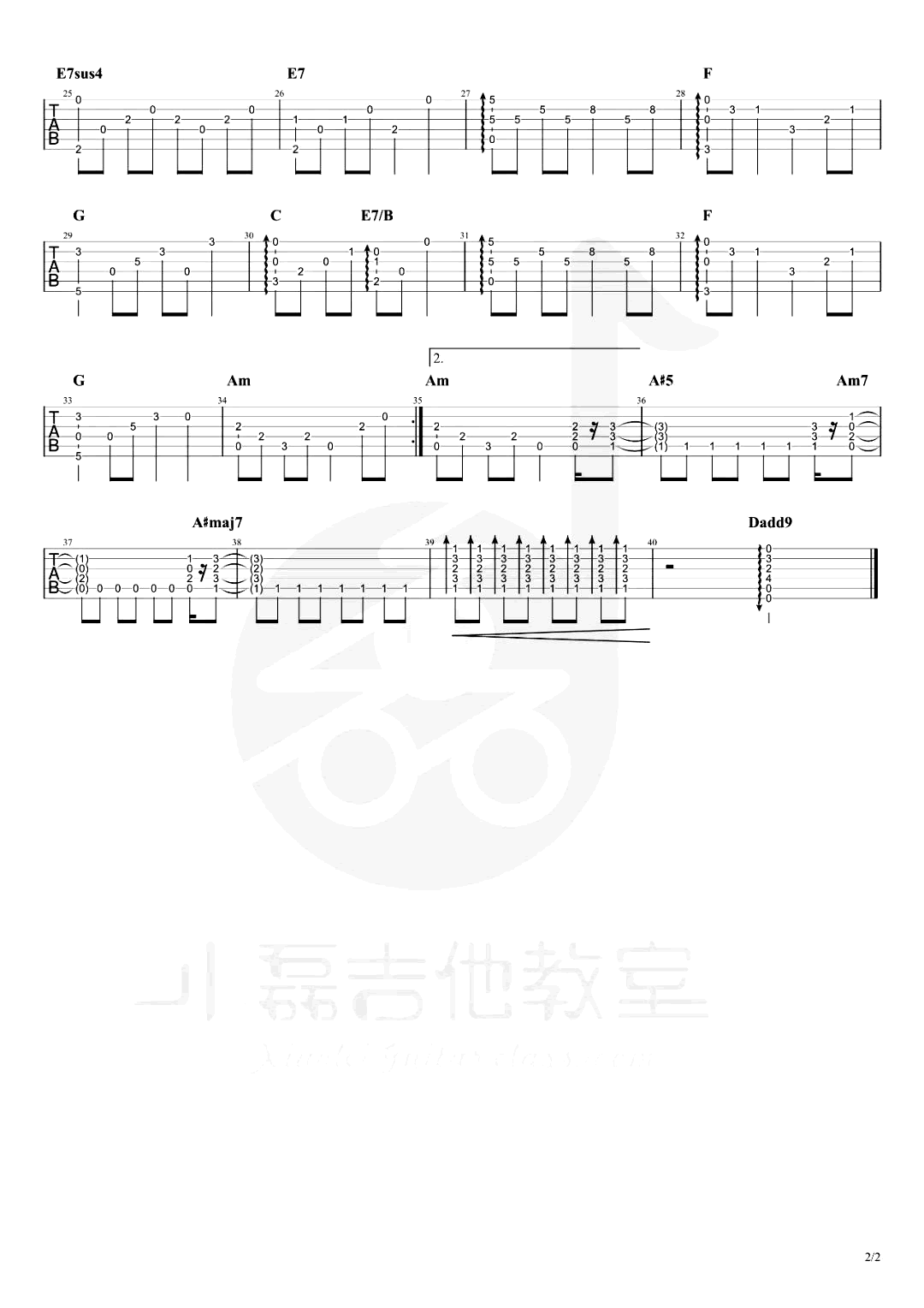 天空之城指弹吉他谱-久石让-《天空之城》主题曲 天空之城指弹吉他谱-久石让-《天空之城》主题曲