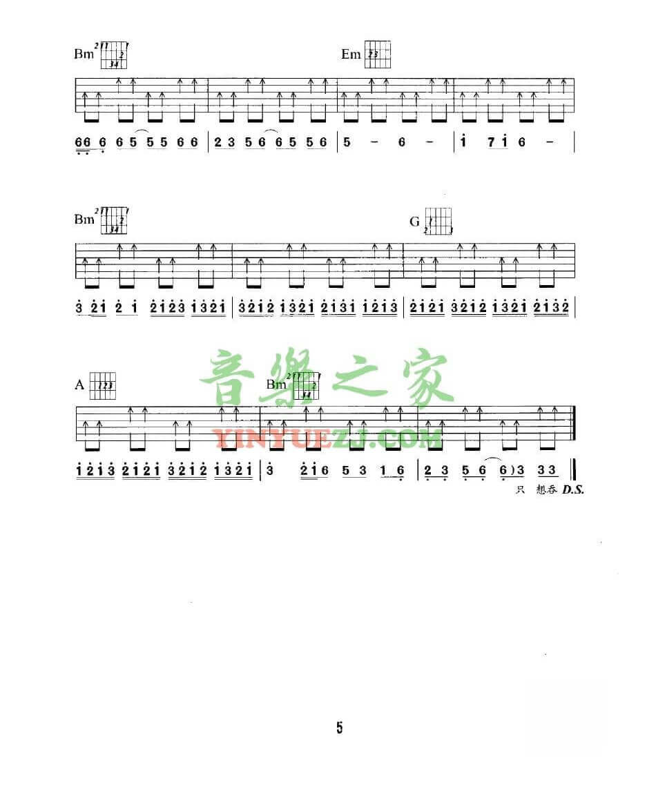 BEYOND《我是愤怒吉他谱》D调 BEYOND《我是愤怒吉他谱》D调