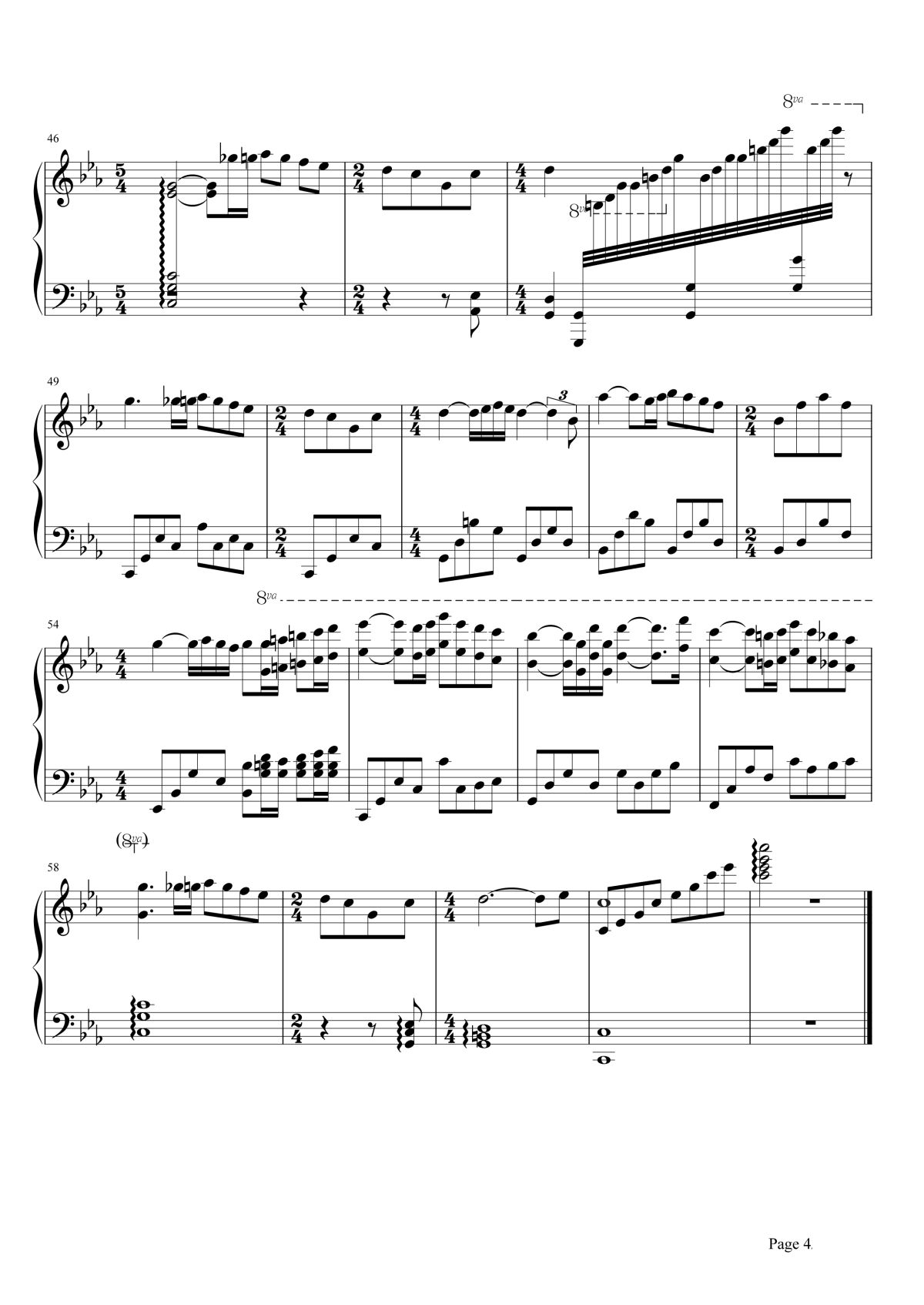 爱的协奏曲钢琴谱-理查德克莱德曼-钢琴独奏谱 爱的协奏曲钢琴谱-理查德克莱德曼-钢琴独奏谱