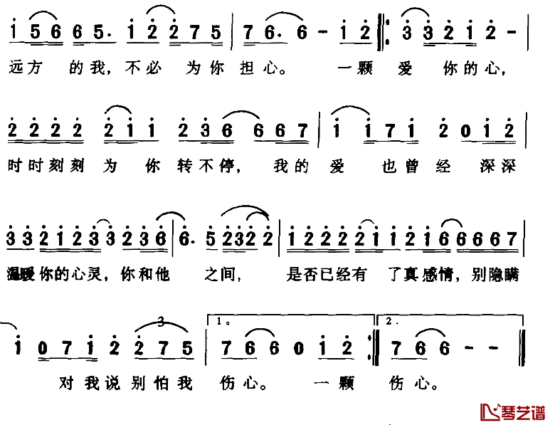 别怕我伤心简谱-张信哲-D调歌曲简谱