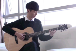 郑成河版《我的歌声里吉他谱》精编指弹谱