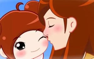 妈妈的吻简谱(歌词)-儿歌-E调歌曲简谱