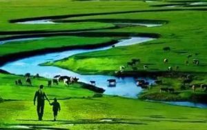 父亲的草原母亲的河简谱(歌词)-A调钢琴简谱