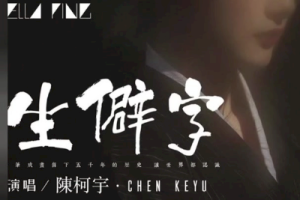 生僻字吉他谱-陈柯宇-生僻字C调原版指法六线谱