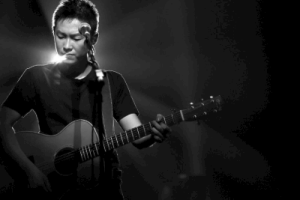 日落大道吉他谱-梁博-日落大道A调原版指法六线谱