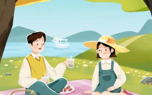 郊游简谱-儿歌-郊游E调歌曲简谱