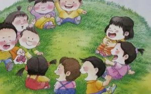 丢手绢简谱(歌词)-儿歌-E调歌曲简谱