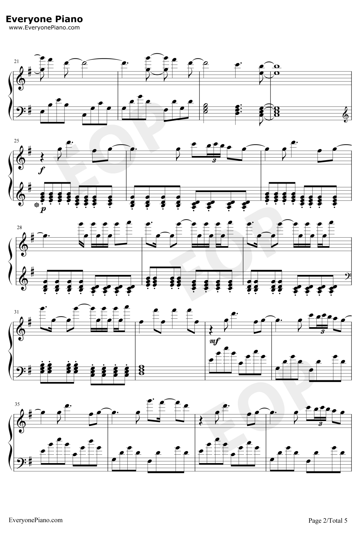 A Little Story钢琴谱-Valentin-钢琴独奏五线谱 A Little Story钢琴谱-Valentin-钢琴独奏五线谱