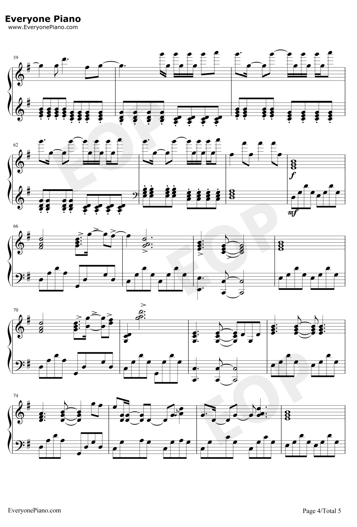A Little Story钢琴谱-Valentin-钢琴独奏五线谱 A Little Story钢琴谱-Valentin-钢琴独奏五线谱