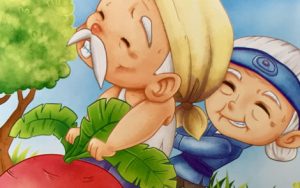 拔萝卜简谱-儿歌-歌曲简谱