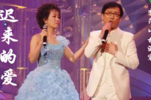 迟来的爱吉他谱-李茂山/林淑荣-D调原版弹唱谱-高清图片谱