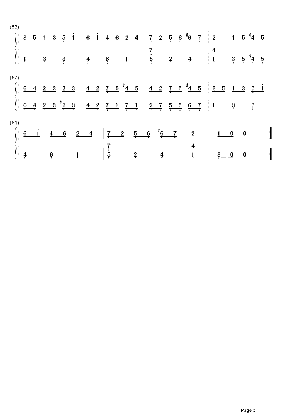小步舞曲简谱-G大调钢琴简谱