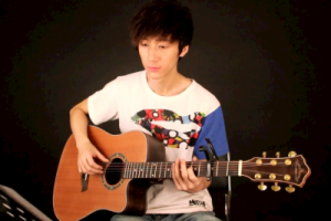 Flower指弹吉他谱-岸部真明-原版编配-独奏演示教学