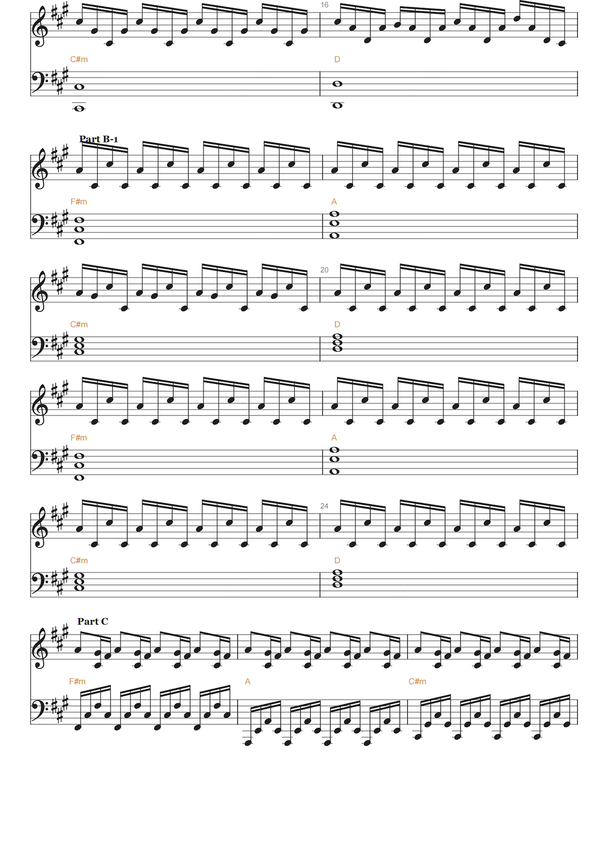 EXPERIENCE钢琴谱-LUDOVICO EIAUDI-高清独奏五线谱 EXPERIENCE钢琴谱-LUDOVICO EIAUDI-高清独奏五线谱