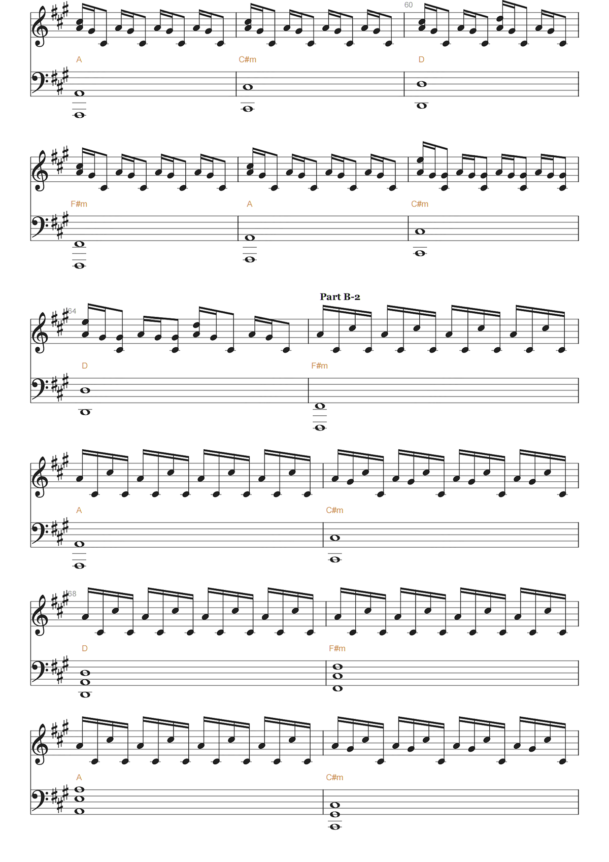 EXPERIENCE钢琴谱-LUDOVICO EIAUDI-高清独奏五线谱 EXPERIENCE钢琴谱-LUDOVICO EIAUDI-高清独奏五线谱