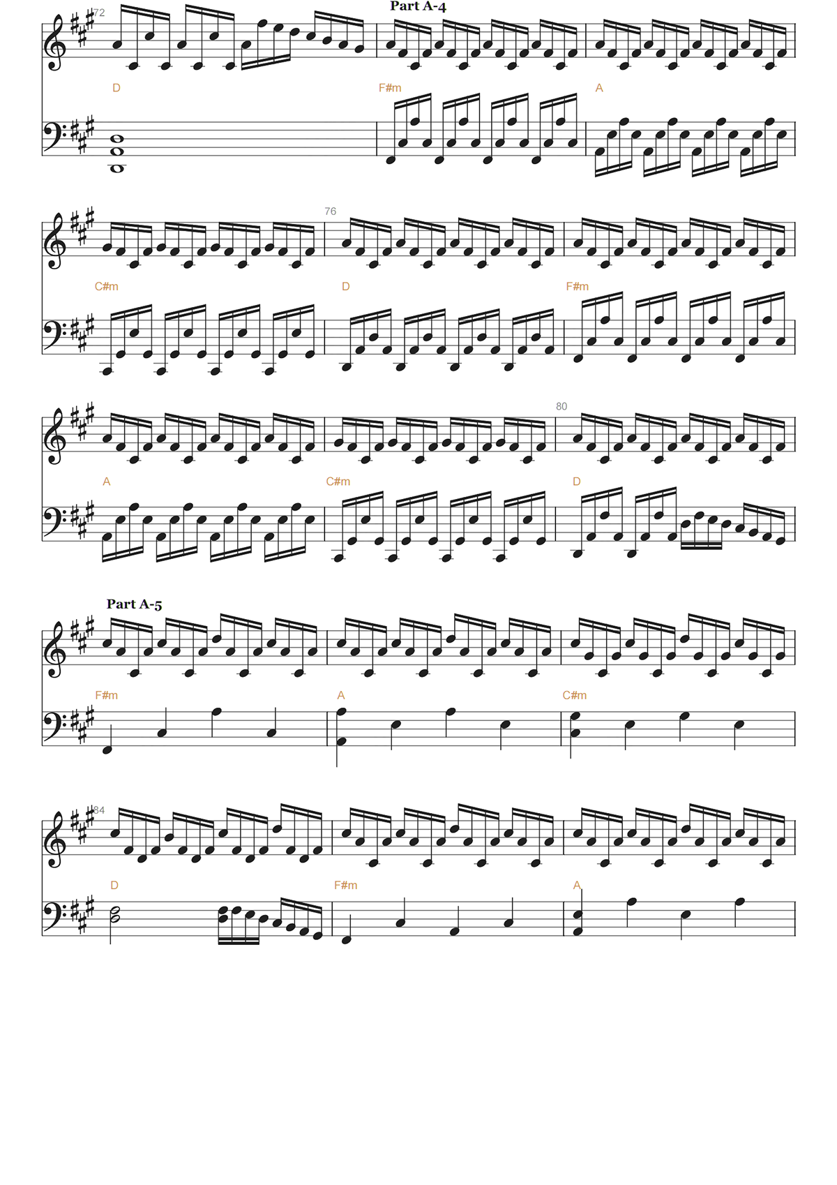 EXPERIENCE钢琴谱-LUDOVICO EIAUDI-高清独奏五线谱 EXPERIENCE钢琴谱-LUDOVICO EIAUDI-高清独奏五线谱