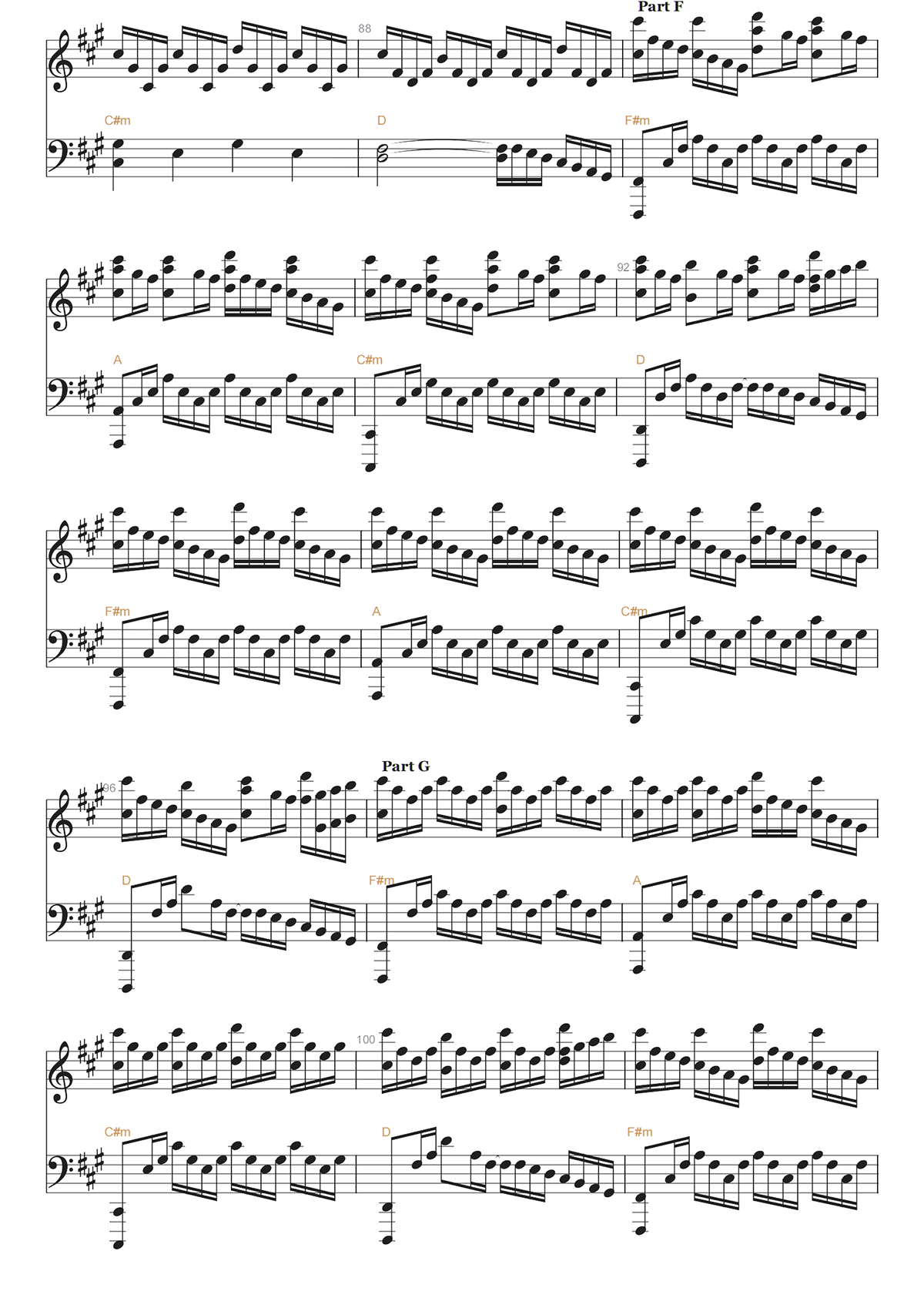 EXPERIENCE钢琴谱-LUDOVICO EIAUDI-高清独奏五线谱 EXPERIENCE钢琴谱-LUDOVICO EIAUDI-高清独奏五线谱
