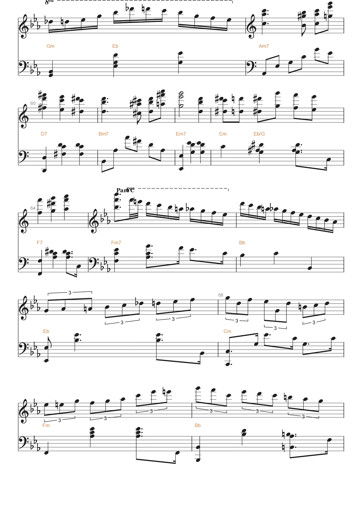 MAGIC WALTZ钢琴谱-海上钢琴师插曲-高清独奏五线谱 MAGIC WALTZ钢琴谱-海上钢琴师插曲-高清独奏五线谱