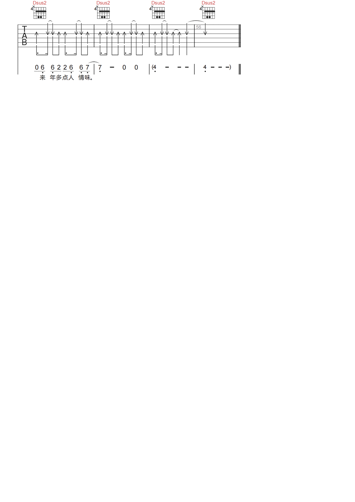 信任吉他谱-陈奕迅《信任》A调高清图片谱-原版六线谱 信任吉他谱-陈奕迅《信任》A调高清图片谱-原版六线谱