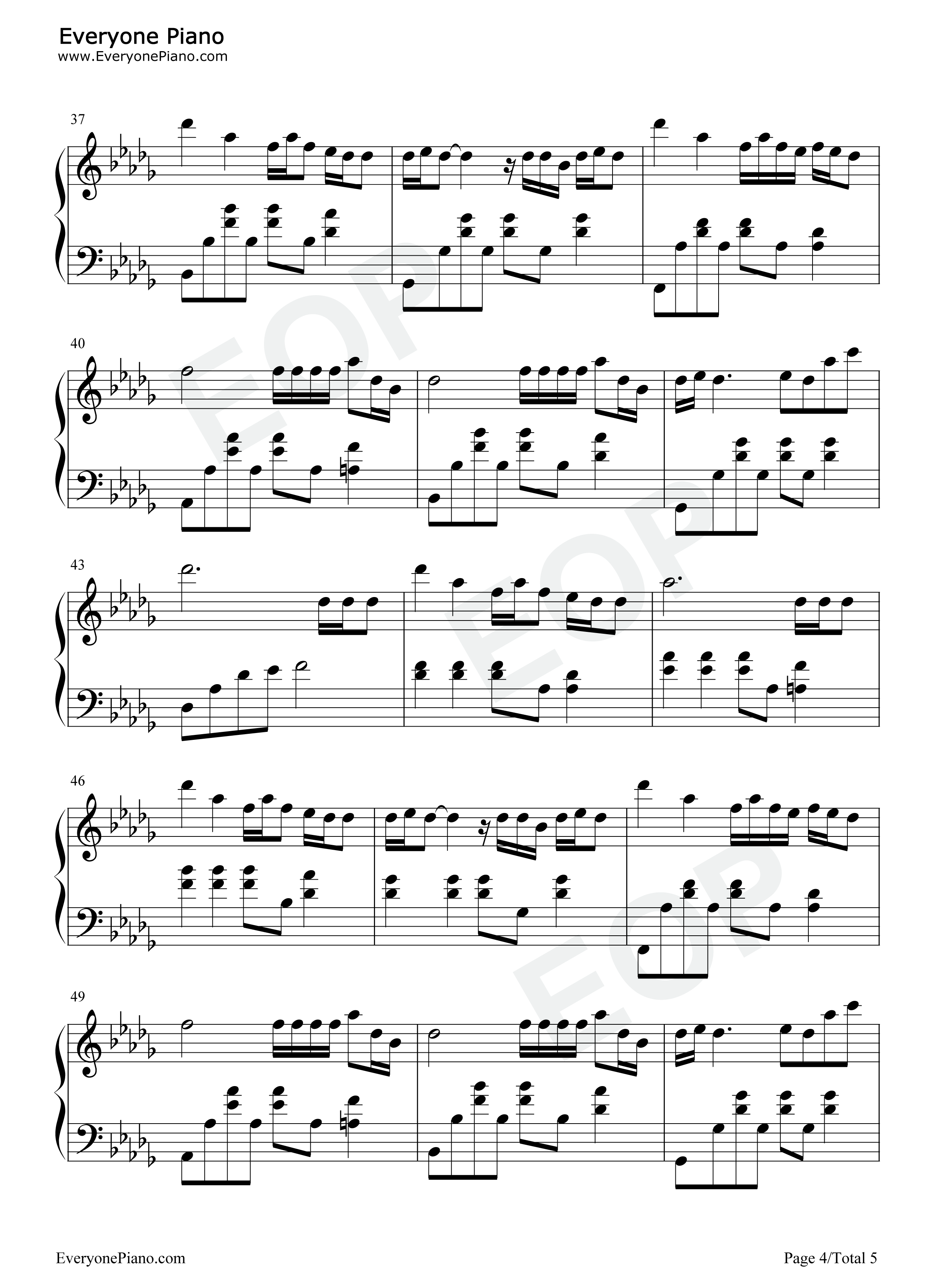 追寻你钢琴谱-川青/王天戈-高清独奏五线谱 追寻你钢琴谱-川青/王天戈-高清独奏五线谱