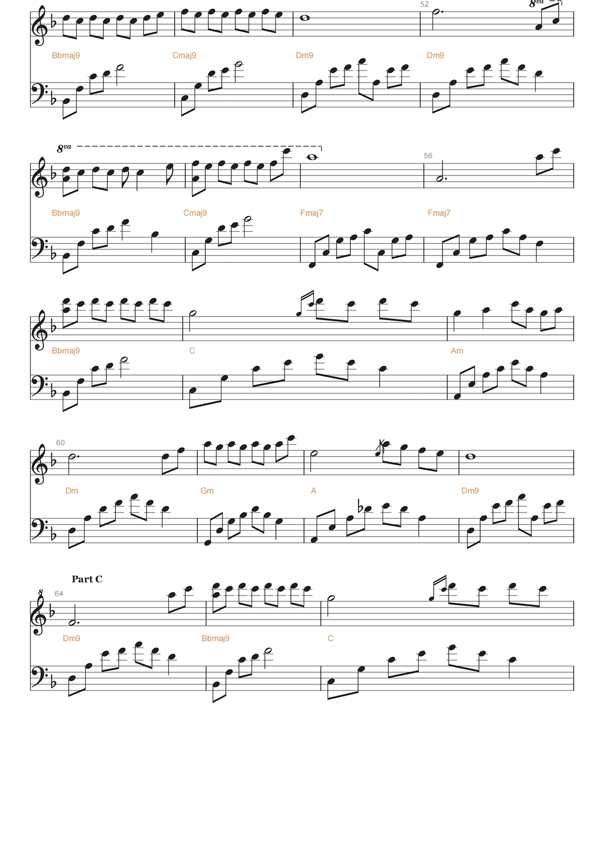 夜的钢琴曲七钢琴谱-石进-高清独奏五线谱 夜的钢琴曲七钢琴谱-石进-高清独奏五线谱