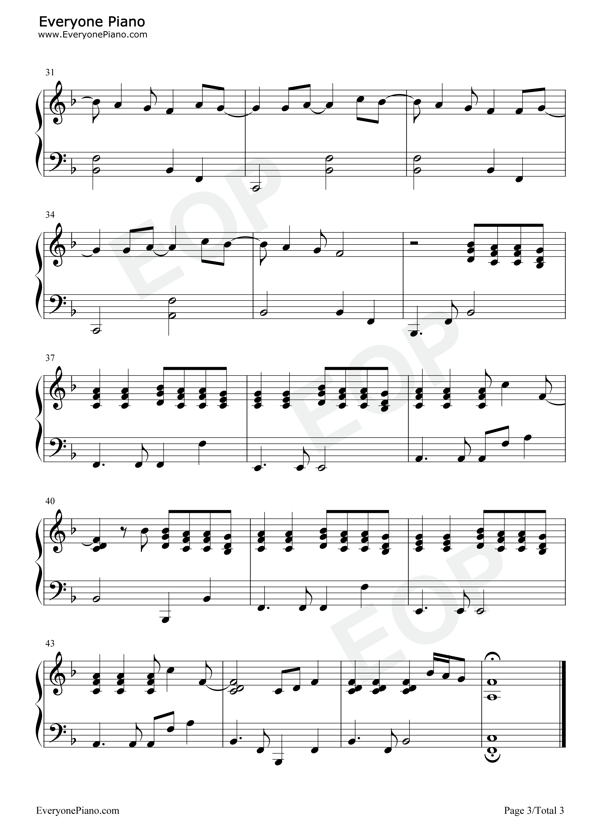Here I Am to Worship钢琴谱-Tim Hughes-高清原版五线谱