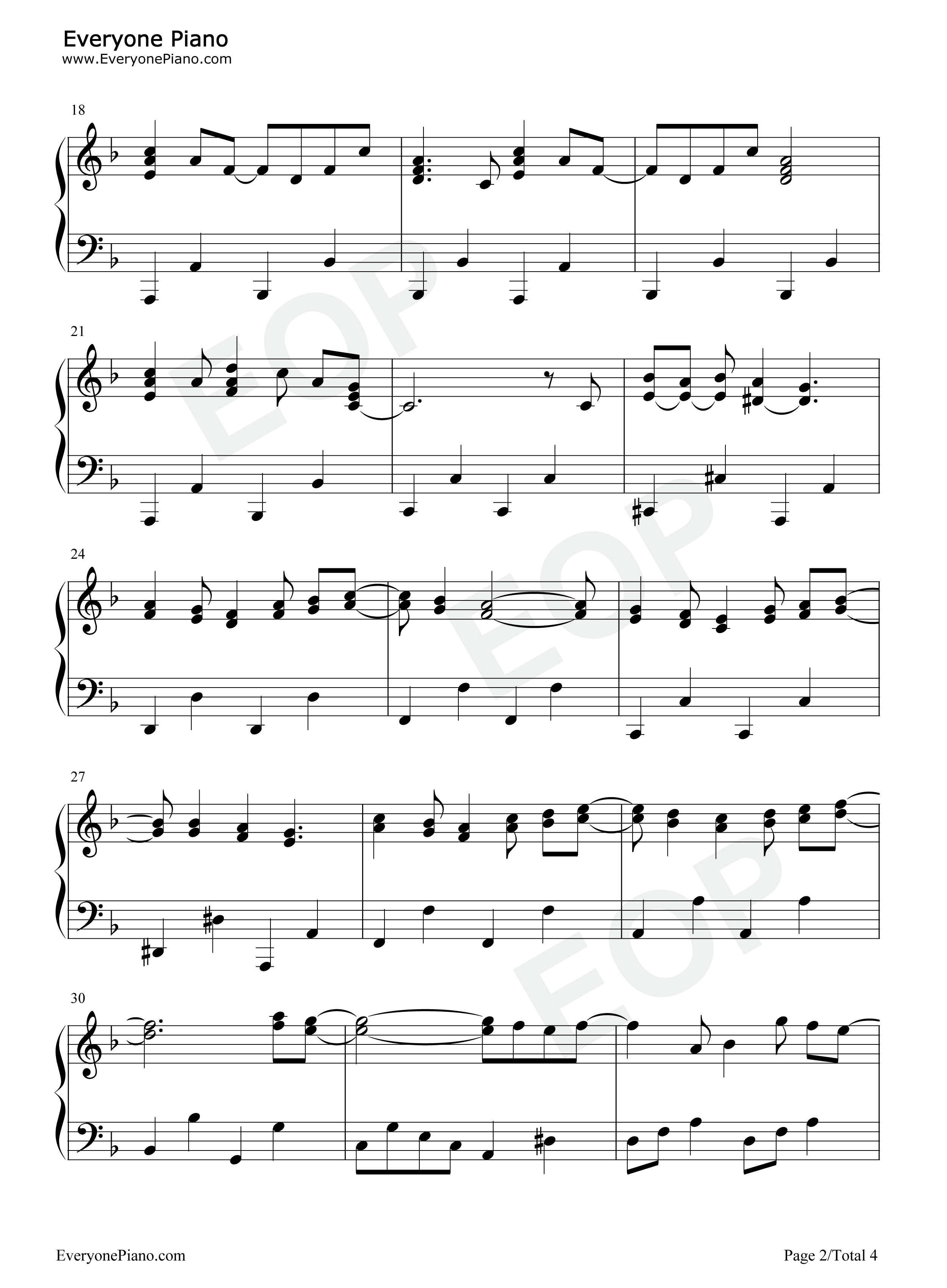 I Like Chopin钢琴谱-Gazebo-独奏五线谱 I Like Chopin钢琴谱-Gazebo-独奏五线谱