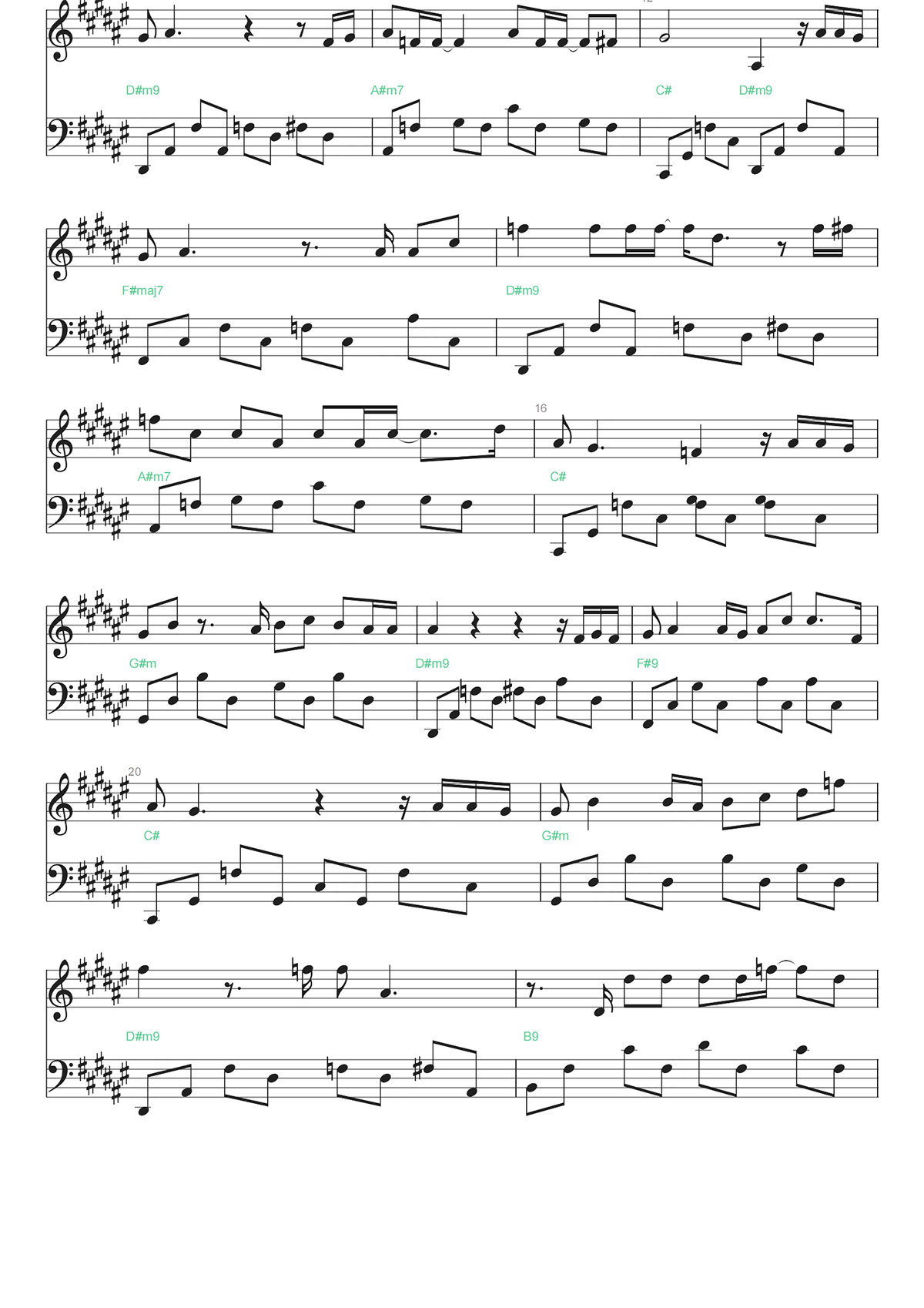 人世间钢琴谱-雷佳-独奏五线谱-同名电视剧主题曲 人世间钢琴谱-雷佳-独奏五线谱-同名电视剧主题曲